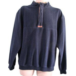 Gear For Sport Flagstaff Fleece Zip Herringbone Mens M Upscale Sweatshirt